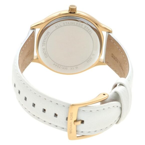 NWT Authentic Michael Kors Slim Runway White Dial Women's Watch - Picture 3 of 3